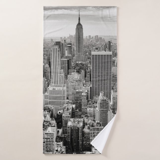 Toalha De Banho Manhattan, New York (panorama) (Toalha de Banho)