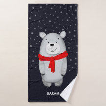 Marinho Polar Urso Neve Inverno Personalizado