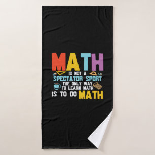Toalha De Banho Matemática De Professores De Matemática Não É Um E
