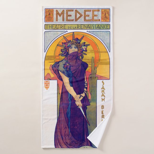 Toalha De Banho Medea (Medee), Alphonse Mucha (Toalha de Banho)