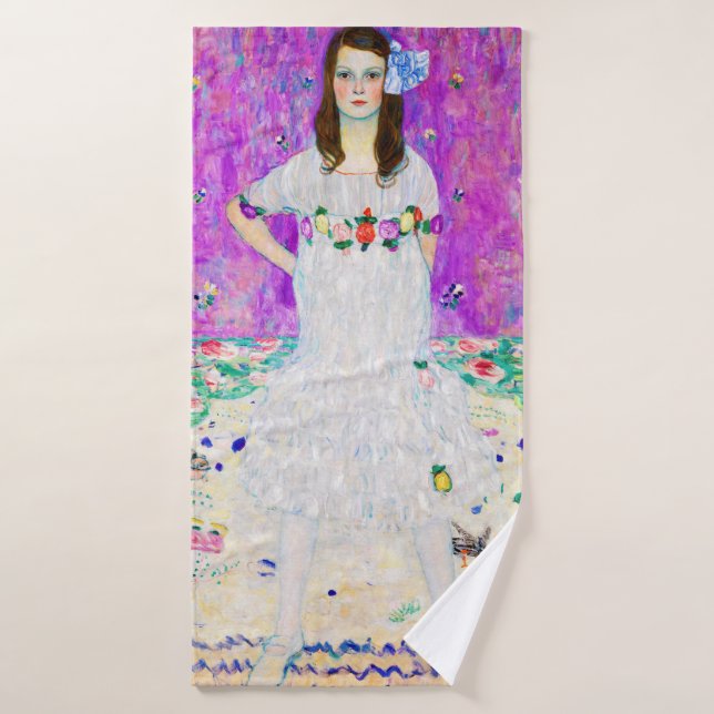 Toalha De Banho Menina, Gustav Klimt (Toalha de Banho)