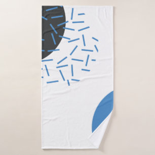 Toalha De Banho Moderno, simples, legal, abstrato, padrão gráfico