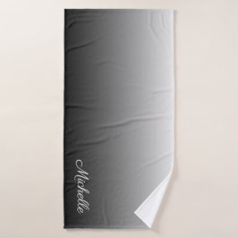 Toalha De Banho Modos negros de cinzas personalizados