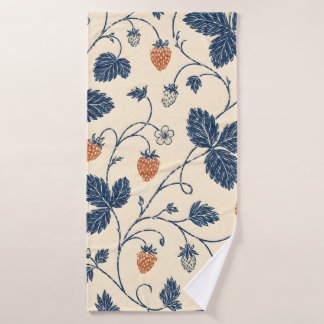 Toalha De Banho Morangueiro Selvagem Ledger Vintage Botanicals