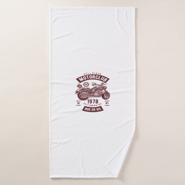 Toalha De Banho Motorcycle Club (Toalha de Banho)