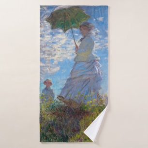 Toalha De Banho Mulher com Parasol, Monet