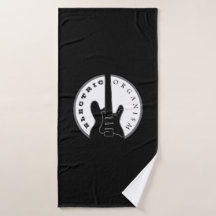 Música de Rock de Guitarra Elétrica Preta e Branca