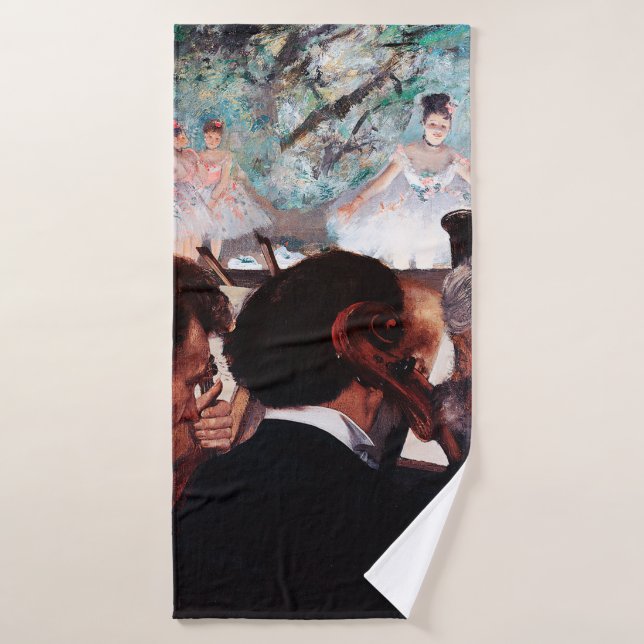 Toalha De Banho Músicos de orquestra, Edgar Degas (Toalha de Banho)