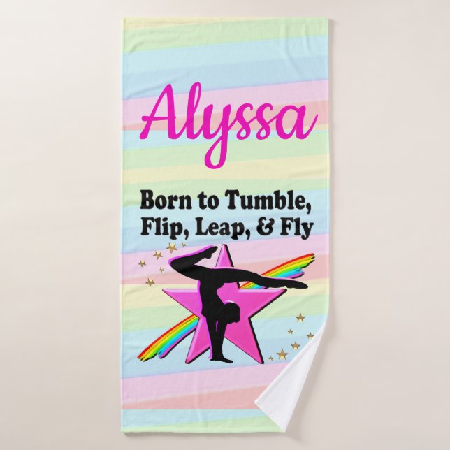 TOALHA DE BANHO NASCER A TUBO, SACUDIR, LEAP E VOO (Toalha de Banho)