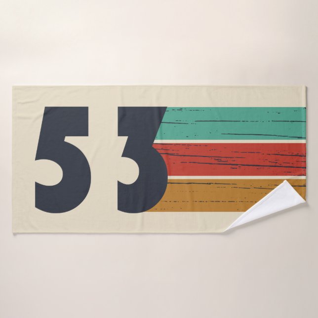 Toalha De Banho nascer de aniversário de 1953 (Toalha de Banho)