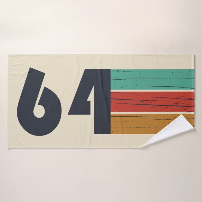 Toalha De Banho nascer de aniversário de 1964 (Toalha de Banho)