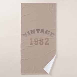 Toalha De Banho Nascer de aniversário de 1982