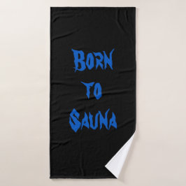 Toalha De Banho Nascer de Sauna Bath Towel (Preto)