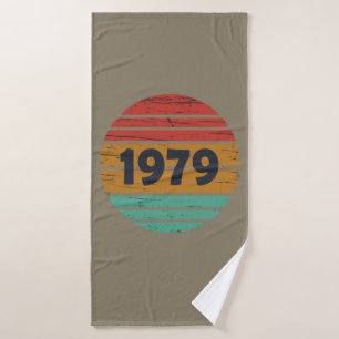 Toalha De Banho Nascer em presente de aniversário de 1979