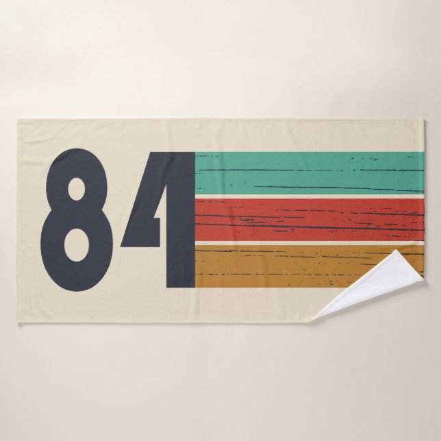 Toalha De Banho nascer em presente de aniversário de 1984 (Toalha de Banho)