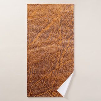 Toalha De Banho Natural brown leather texturetexture, leather, ski