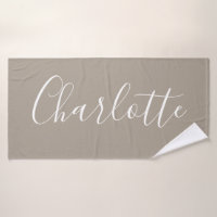 Nome Personalizado de Script Minimalista Taupe Bro