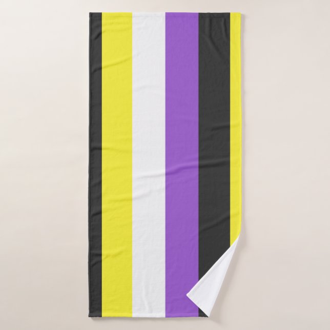 Toalha De Banho NonBinary Flag (Toalha de Banho)