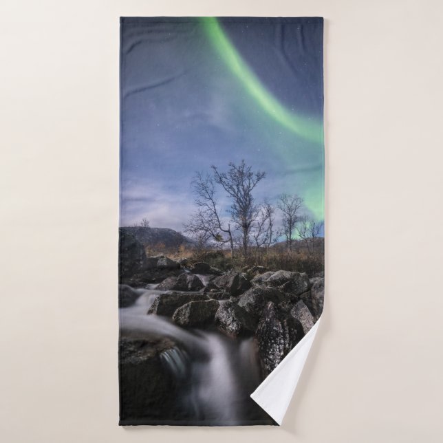 Toalha De Banho Norte Lights Noruega (Toalha de Banho)