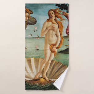 Toalha De Banho O Nascimento de Vênus (detalhe), Sandro Botticell