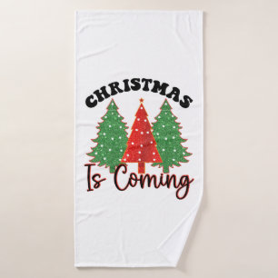 Toalha De Banho O Natal Está Chegando