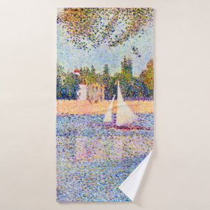 Toalha De Banho O Sena em La Grande Jatte, Seurat