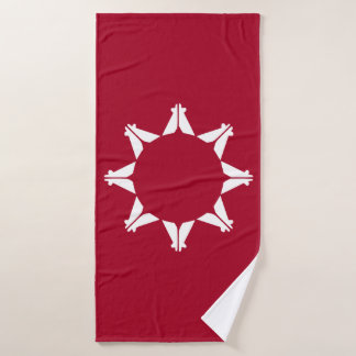 Toalha De Banho Oglala Lakota Sioux Flag