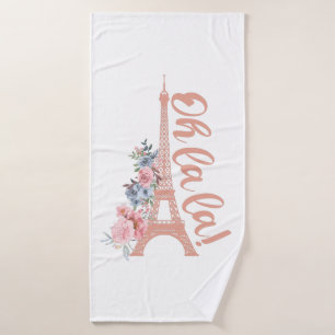 Toalha De Banho Oh La La - Torre Eiffel Paris França