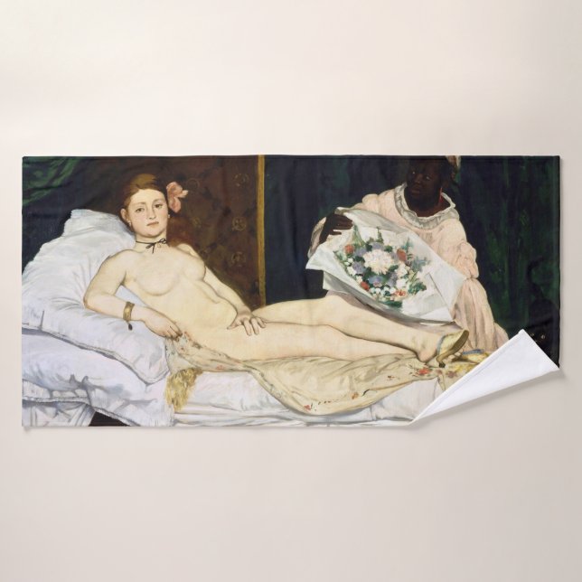 Toalha De Banho Olympia, Edouard Manet, 1863 (Toalha de Banho)