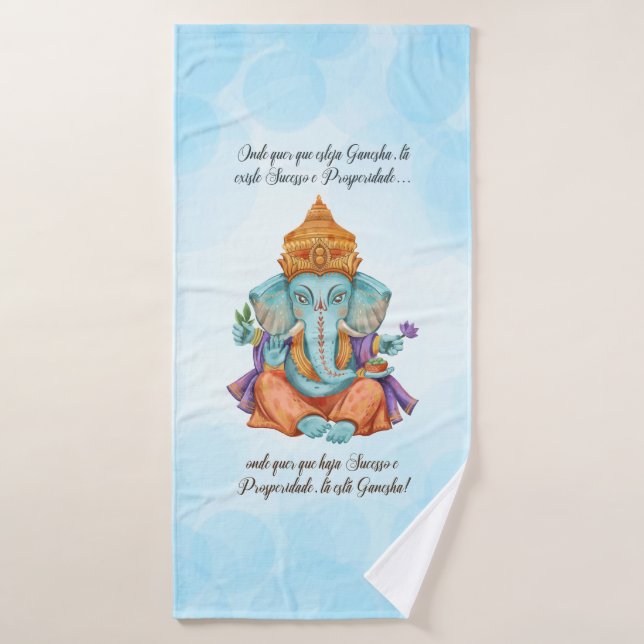 Toalha De Banho Onde quer que esteja Ganesha (Toalha de Banho)