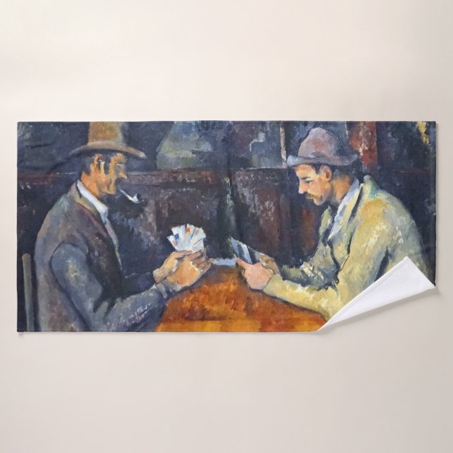 Toalha De Banho Os Jogadores De Cartão, Cezanne (Toalha de Banho)