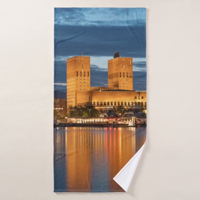 Toalha De Banho Oslo City Hall Noruega (Toalha de Banho)