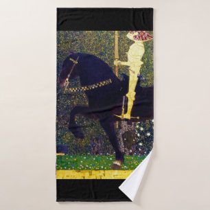Toalha De Banho Ouro Knight, Gustav Klimt