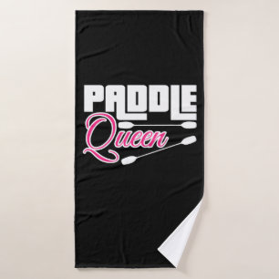 Toalha De Banho Paddle Queen Girl Kayak