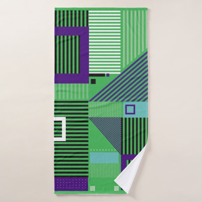 Toalha De Banho Padrão de estilo de moda do memphis de última gera (Toalha de Banho)