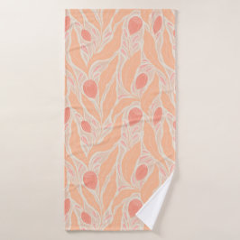 Toalha De Banho Padrão de flores