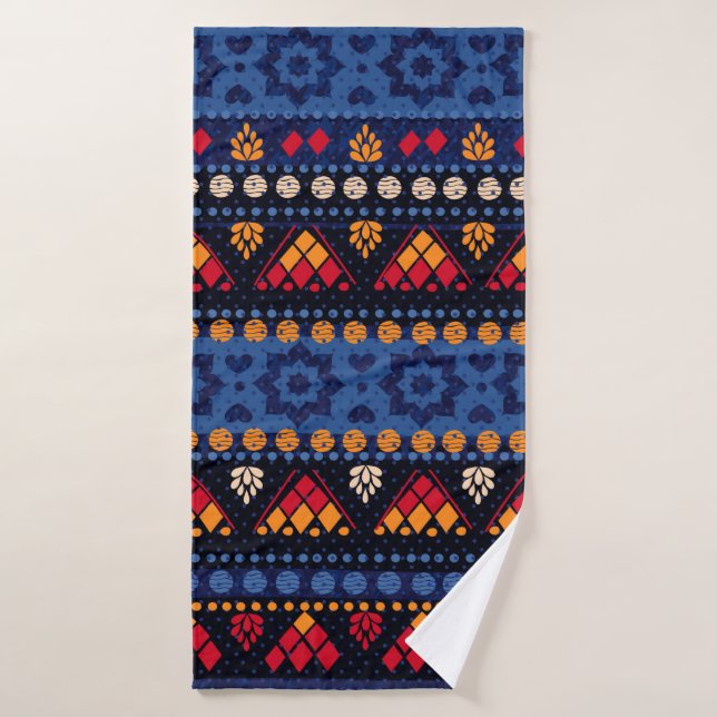 Toalha De Banho Padrão tribal perfeito. (Toalha de Banho)