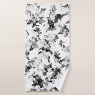 Toalha De Banho Padrão uniforme de aquarela com padrão de vintagem