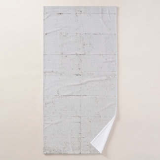 Toalha De Banho Pano de betão pintado branco