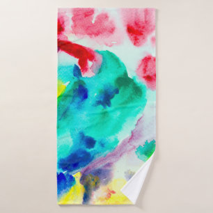 Toalha De Banho papagaio na árvore, Abstrato do pássaro Brilhante 