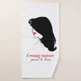 Toalha De Banho Paris - Le Rouge Baiser (The Red Kiss)