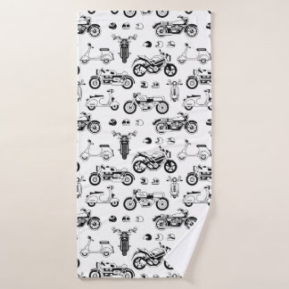 Toalha De Banho Patinetes e capacetes para motociclos