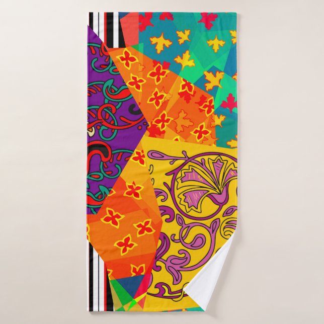 Toalha De Banho Peça festiva em índio, turco, italiano, por (Toalha de Banho)