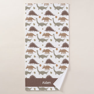 Toalha De Banho Pequeno Dino Personalizado