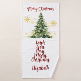 Toalha de banho personalizada