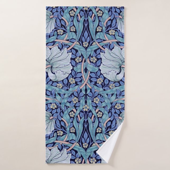 Toalha De Banho Pimpernel Blue, William Morris (Toalha de Banho)