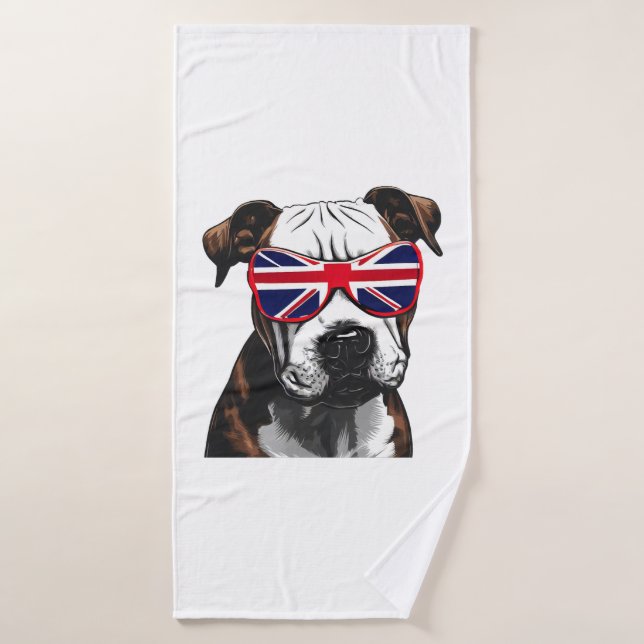 Toalha De Banho Pitbull Excelente Inglaterra (Toalha de Banho)