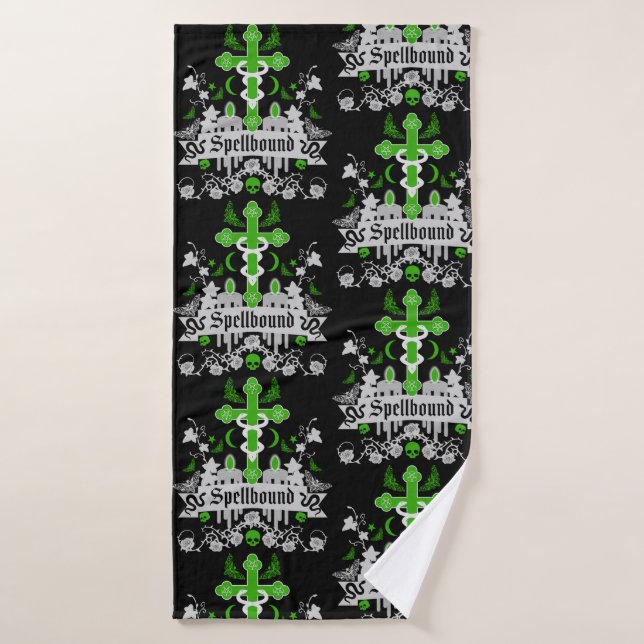Toalha De Banho Posto Gótico Acessórios de Moda Punk (Toalha de Banho)