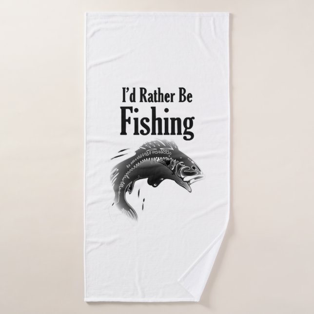 Toalha De Banho preferencialmente de pesca ser peixe (Toalha de Banho)