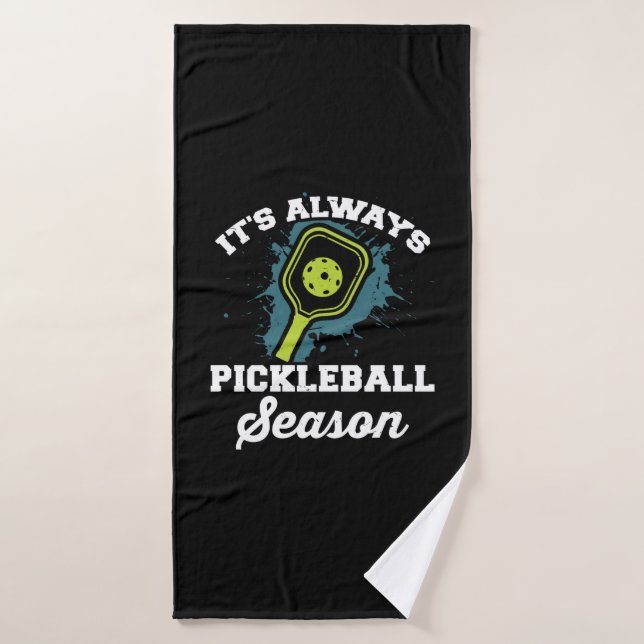 Toalha De Banho Presentes Engraçados De Pickleball (Toalha de Banho)